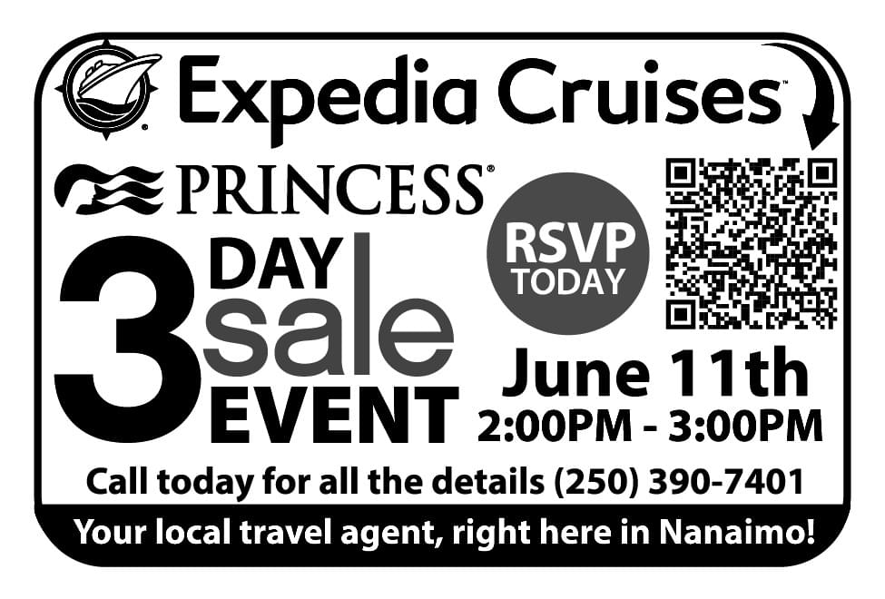 Expedia Cruises Parksville Nanaimo Duncan BC 2026 Ad in Coffee News