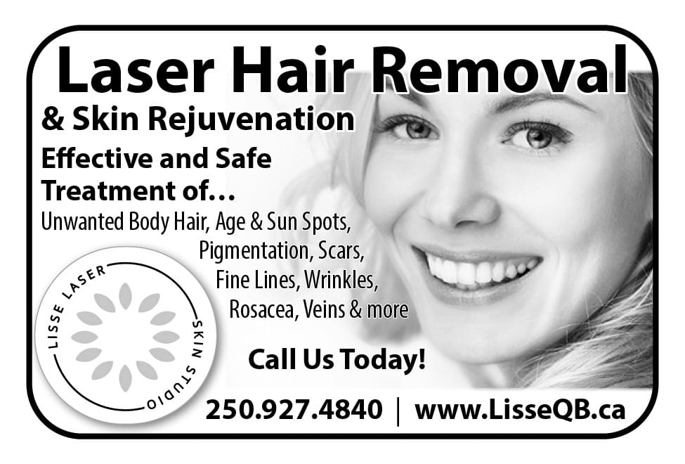 Lisse Laser & Skin Studio Qualicum Beach ad in Coffee News