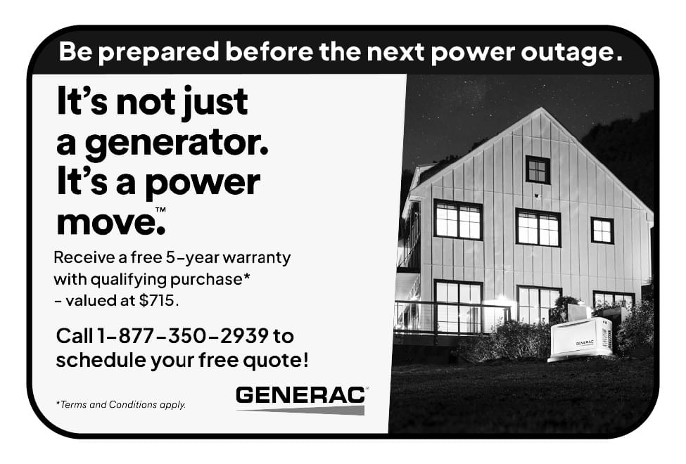 Generac Power Ad in Coffee News