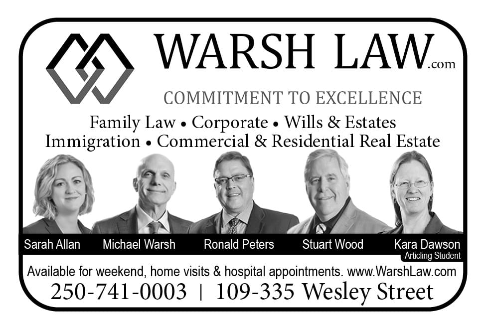 Warsh Law Ad in Coffee News