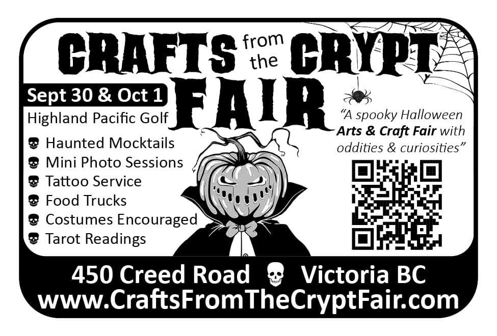 Craft from the Cyrpt Fair Ad in Coffee News