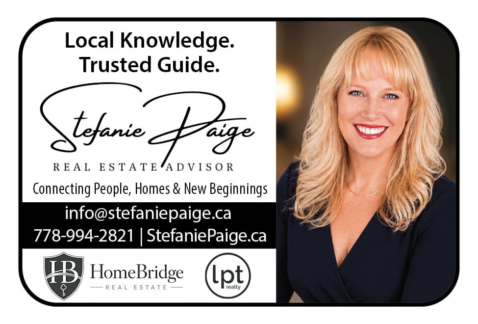 Stefanie Paige Real Estate Advisor Victoria BC Ad in Coffee News
