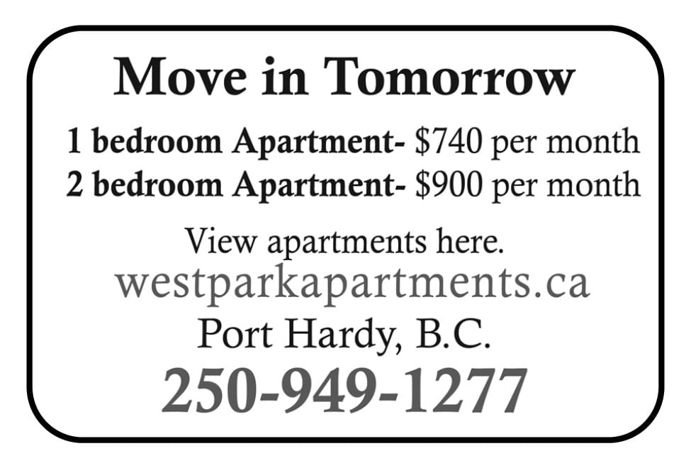 West Park Apartments Ad in Coffee News