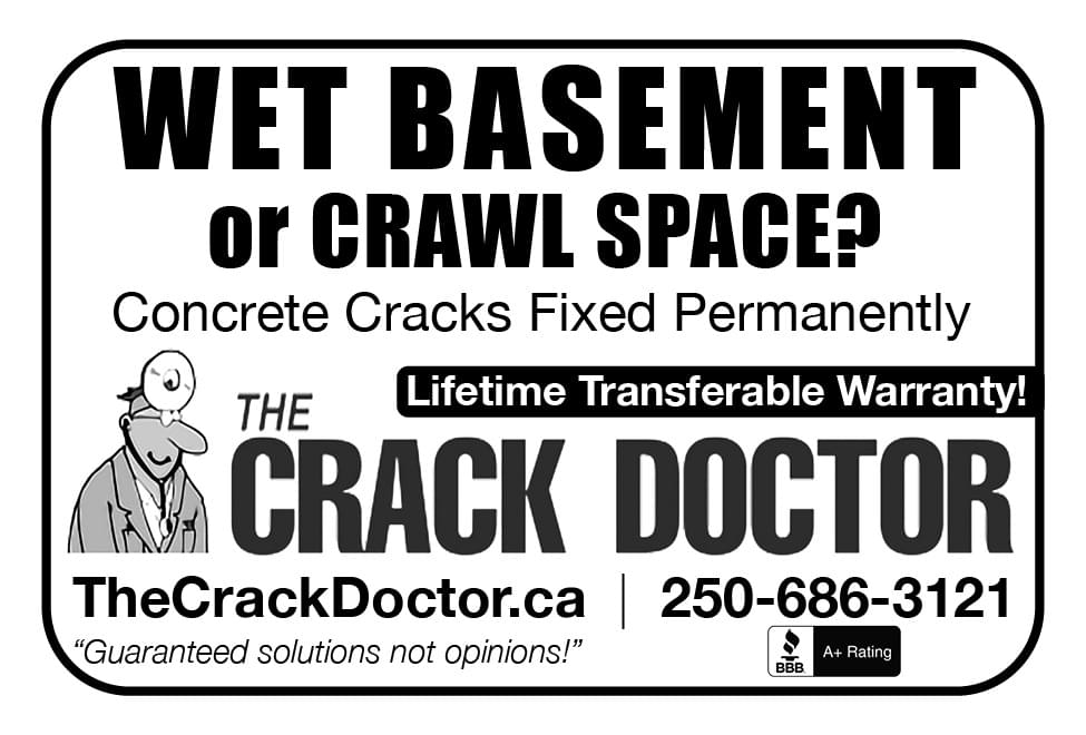 The Crack Doctor Wet Basement Ad in Coffee News