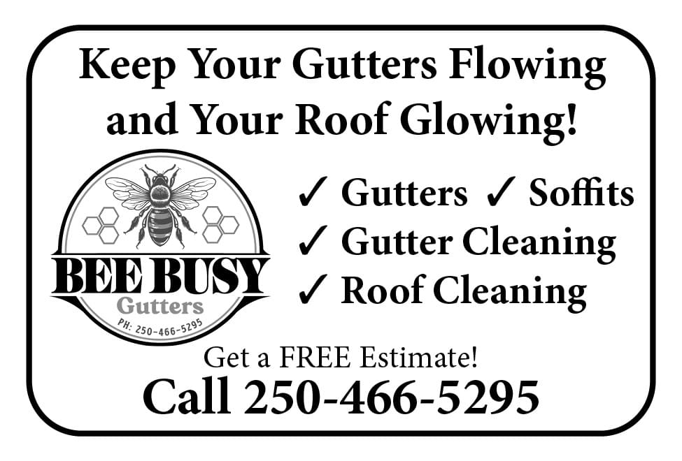 Bee Busy Gutters Ad in Coffee News