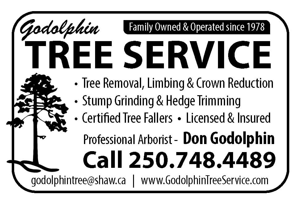 Godolphin Tree Service Ad in Coffee News