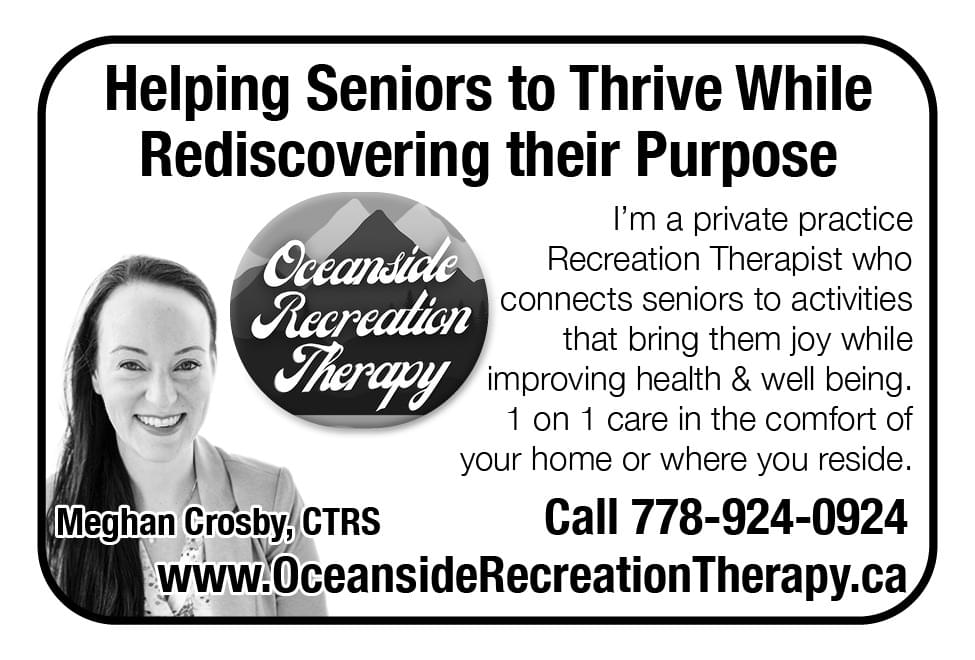 Oceanside Recreation Therapy Ad in Coffee News