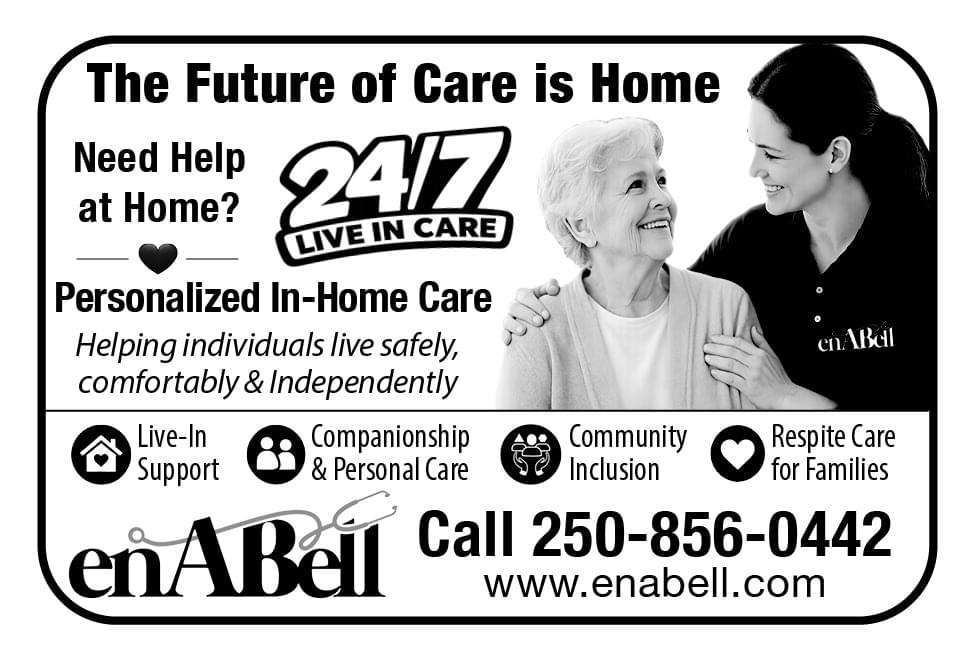 Enabell Personalized in-home care Ad in Coffee News