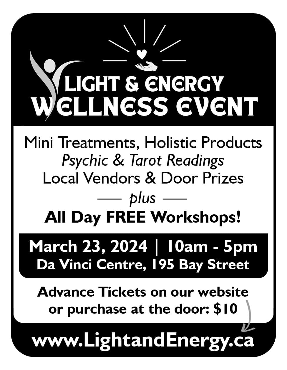 Light and Energy Event Victoria BC
