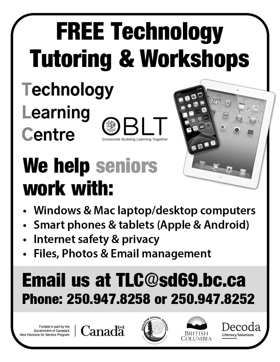 Oceanside Building Learning Together Ad in Coffee News
