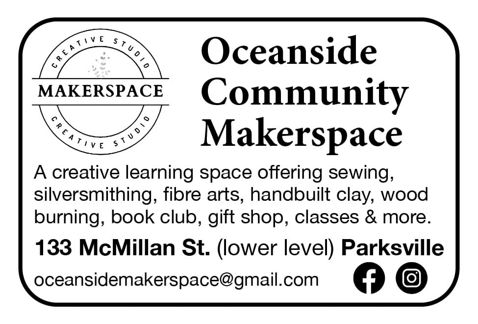 Oceanside Community Makerspace Ad in Coffee News