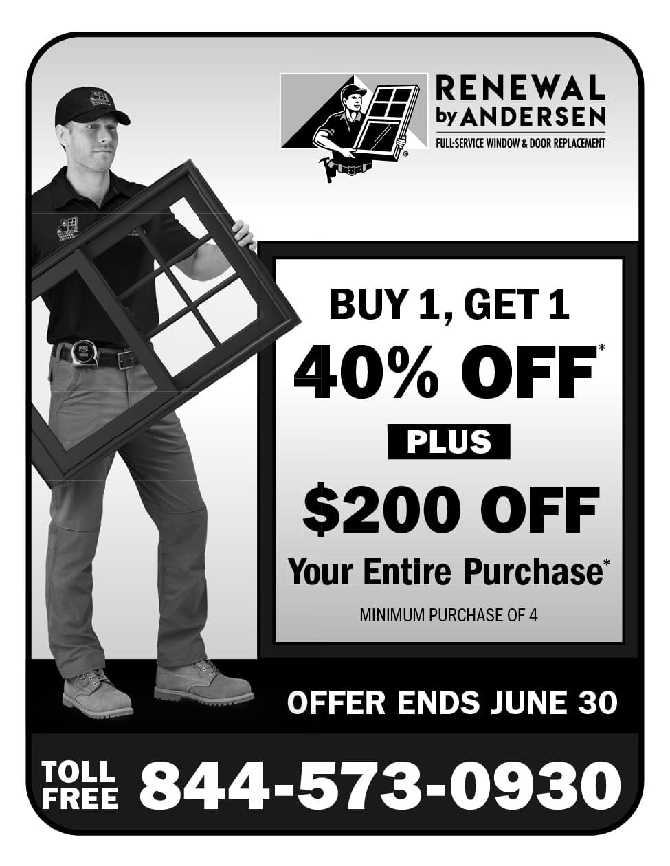 Renewal by Andersen Vancouver Island BC june 2026 ad in Coffee News 