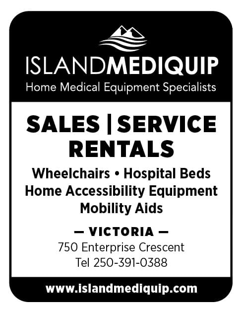 Island Mediquip Home Medical Equipment Specialists Ad in Coffee News