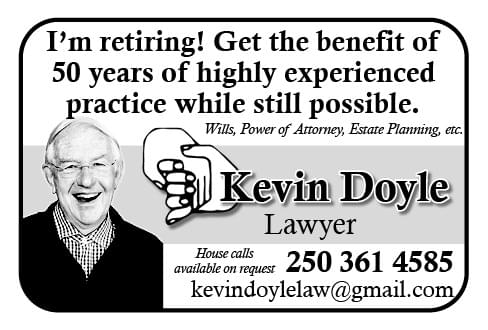 Kevin Doyle Law Ad in Coffee News