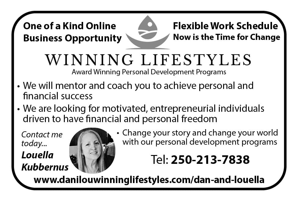 Winning Lifestyles ad in Coffee News