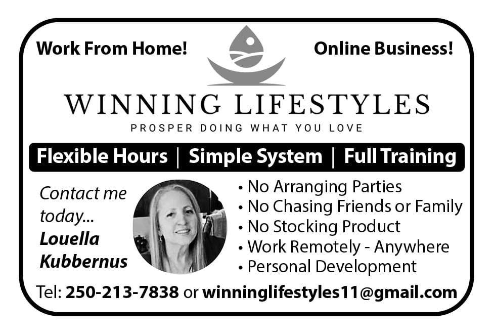 Winning Lifestyles ad in Coffee News