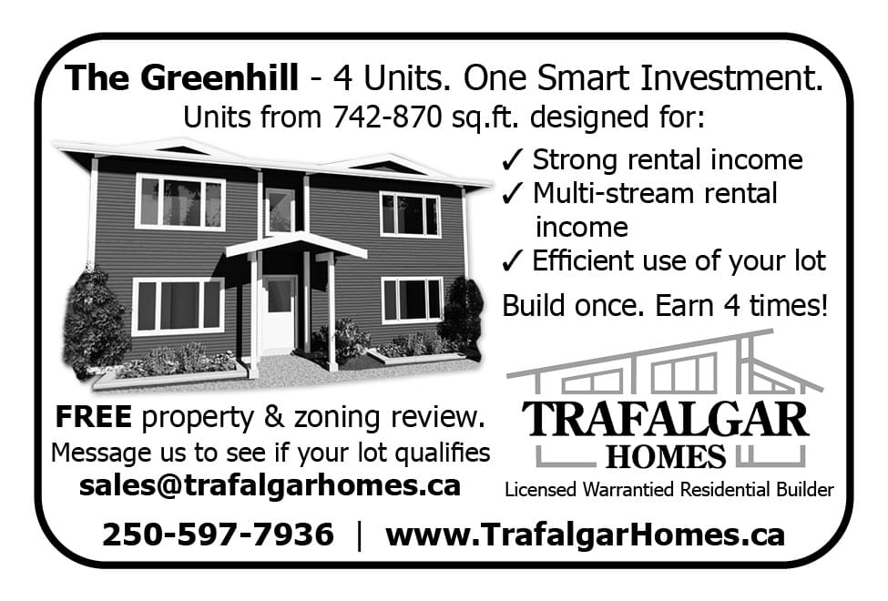 Trafalgar Homes Ad in Coffee News