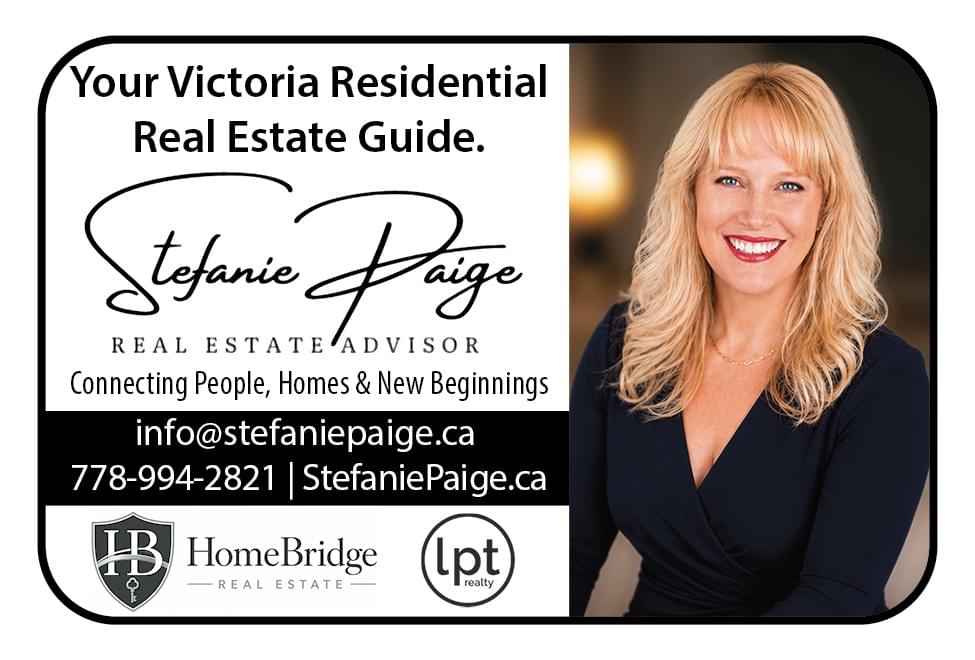 Stefanie Paige Real Estate Advisor Victoria BC Ad in Coffee News
